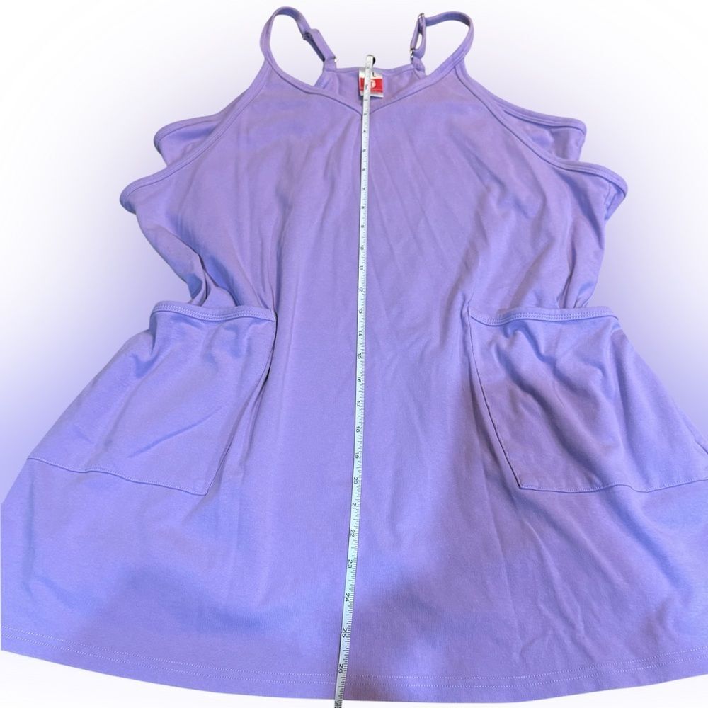 TARSE Women’s Athletic Dress With Hidden Shorts And Dual Pockets In  Lavender XL - Picture 10 of 16